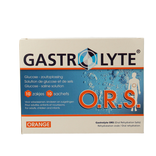 Gastrolyte O.R.S. Orange 10.00 Sachets