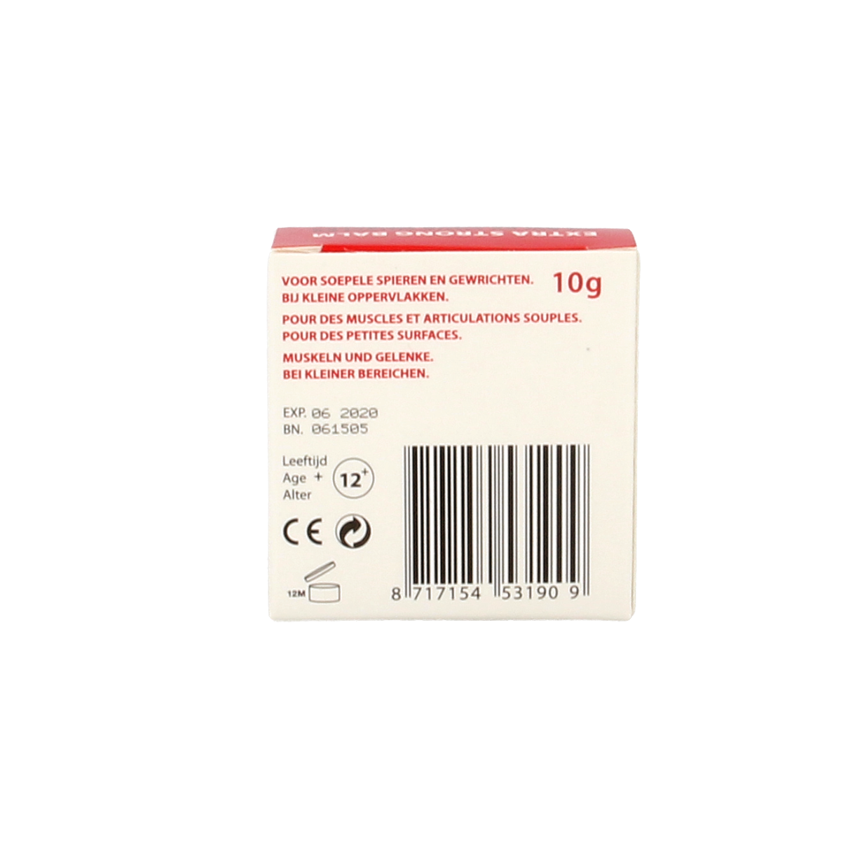 Star balm Sportsbalm extra strong rood 10.00 Gram
