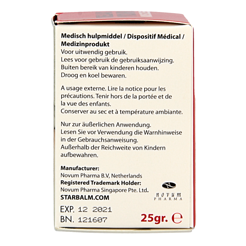 Star balm Rood 25 Gram