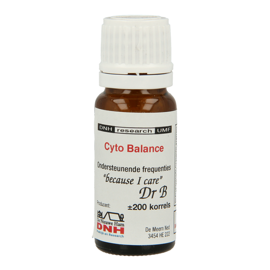 DNH Cyto Balance herbal supplement pack with 200 pieces, featuring natural herbal preparations in colorful packaging.