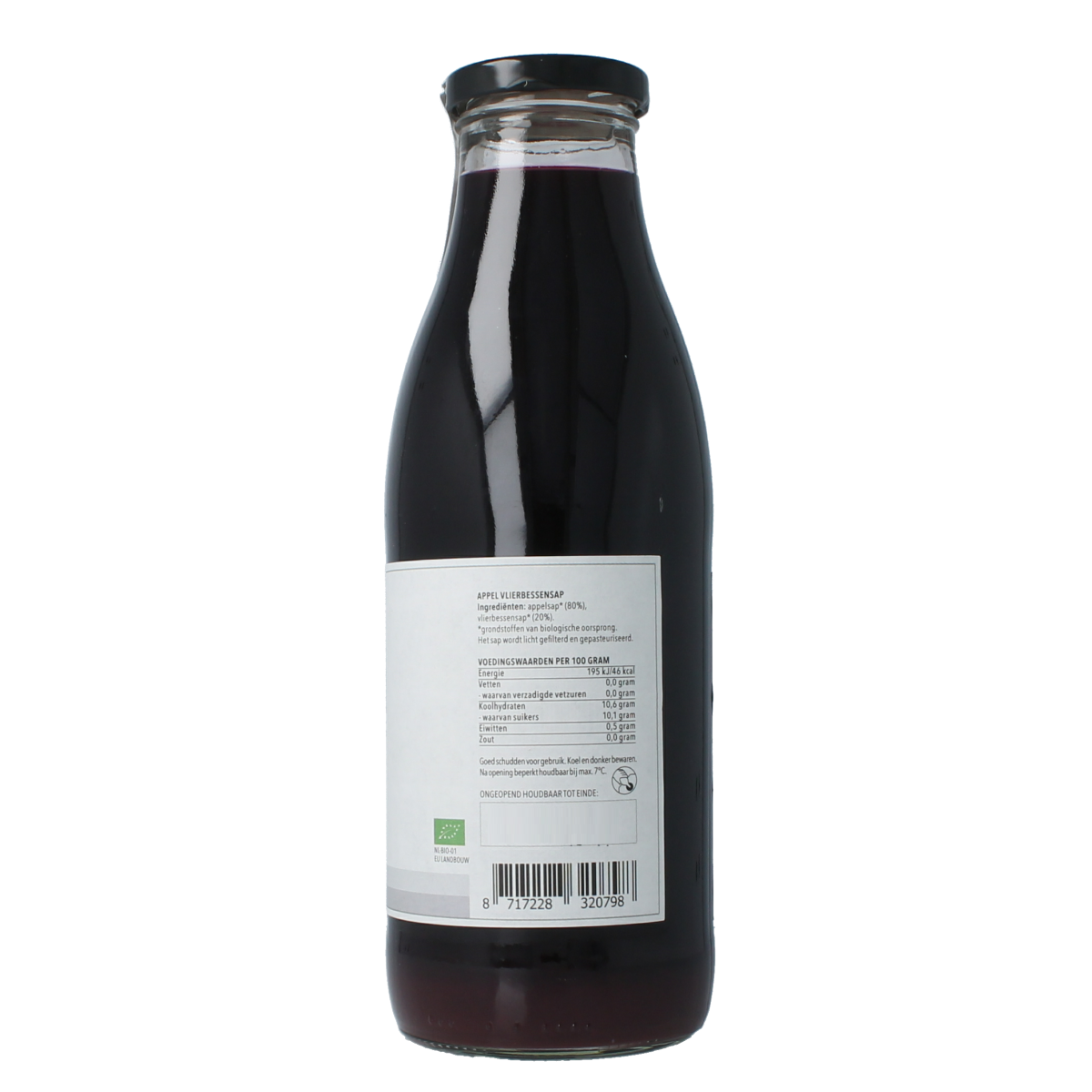 Marienwaerdt Appel vlierbessensap bio 750.00 Milliliter
