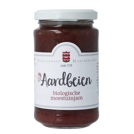 Marienwaerdt Moestuinjam aardbeien bio 250.00 Gram
