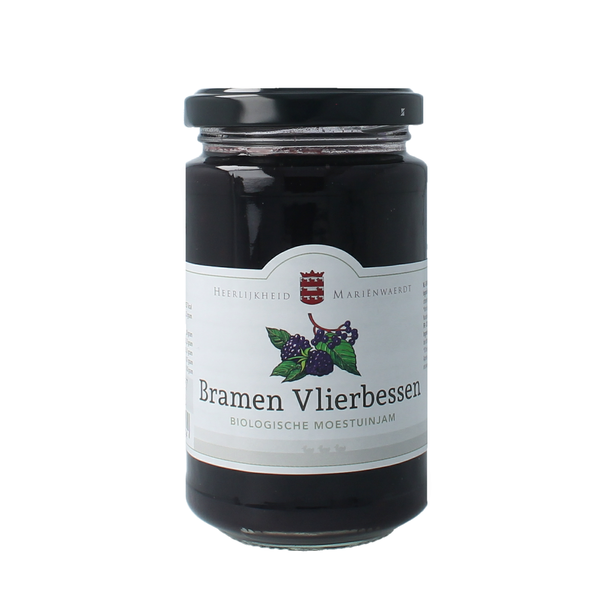 Marienwaerdt Moestuinjam bramen en vlierbessen bio 250.00 Gram