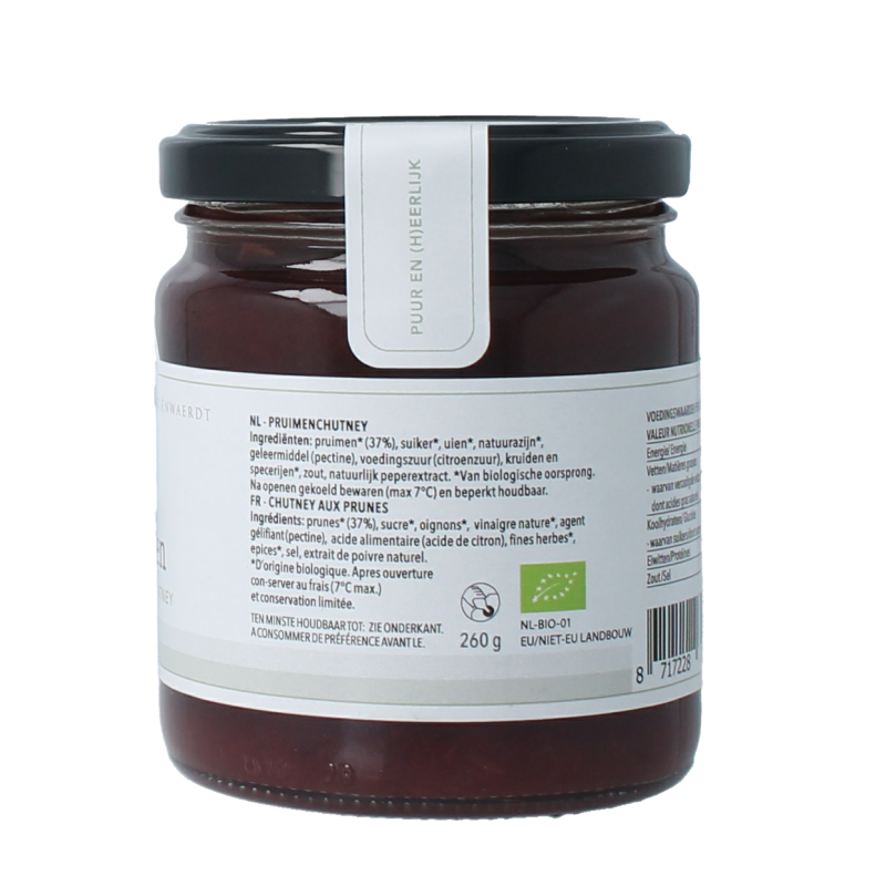 Marienwaerdt Pruimen chutney bio 260 Gram
