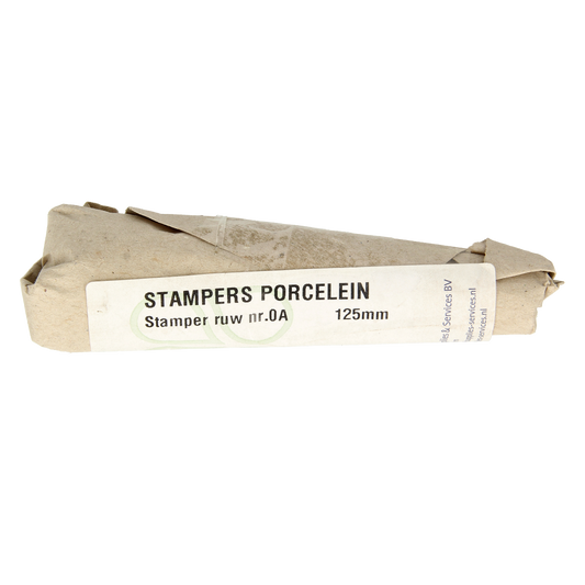 Blockland Stamper porselein nr. 0, 125ml, 28mm, instrumenten for ceramics or crafting projects, single piece.