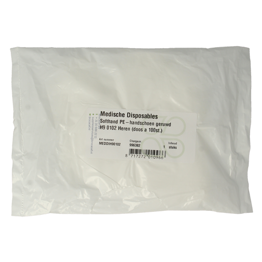 Softhand Onderzoekshandschoen soft polyester heren 100.00 Stuks