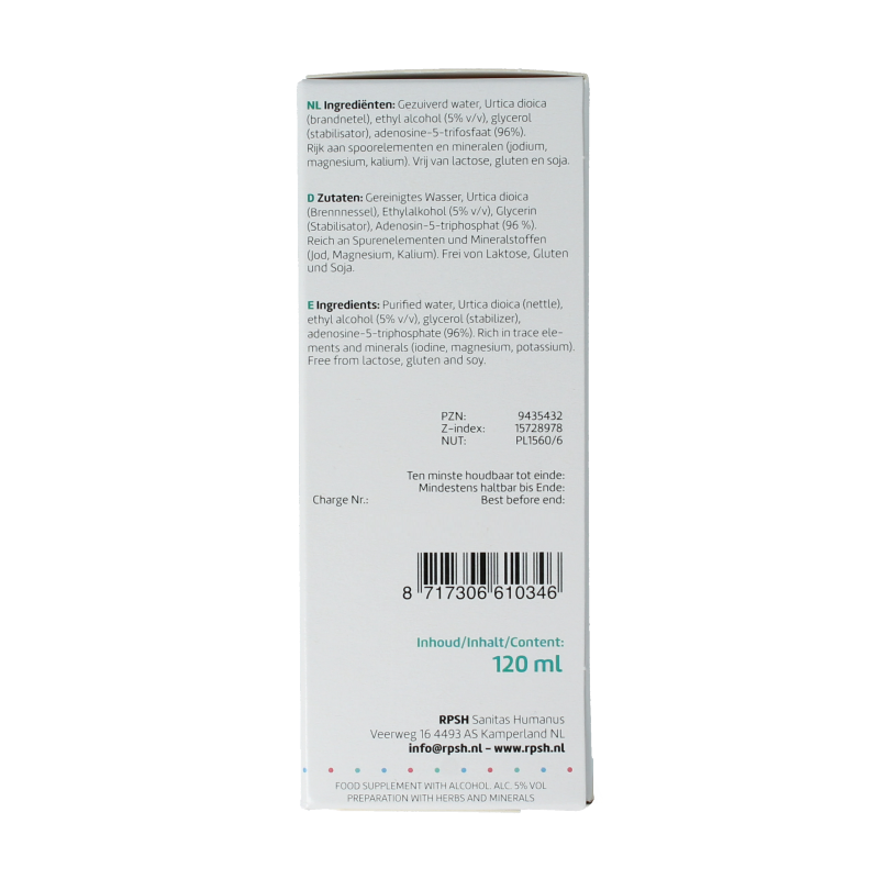 Oligoplant Urtica dioica 120 Milliliter