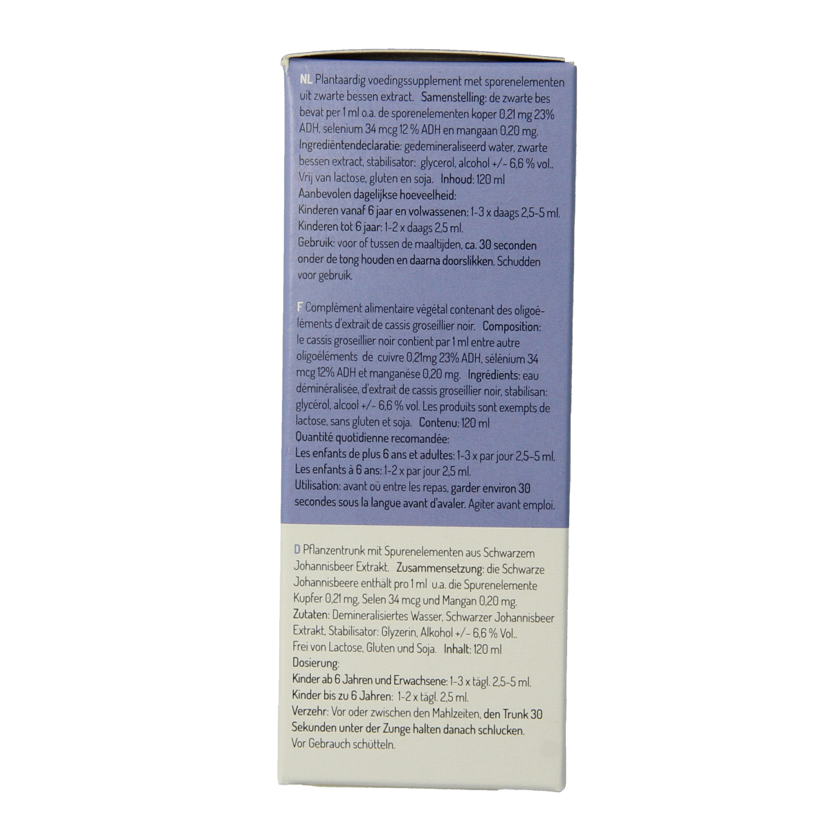 RPSH Oligo Ribes nigrum - Zwarte bes 120.00 Milliliter