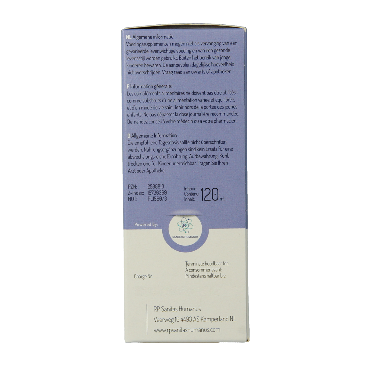 RPSH Oligo Ribes nigrum - Zwarte bes 120.00 Milliliter
