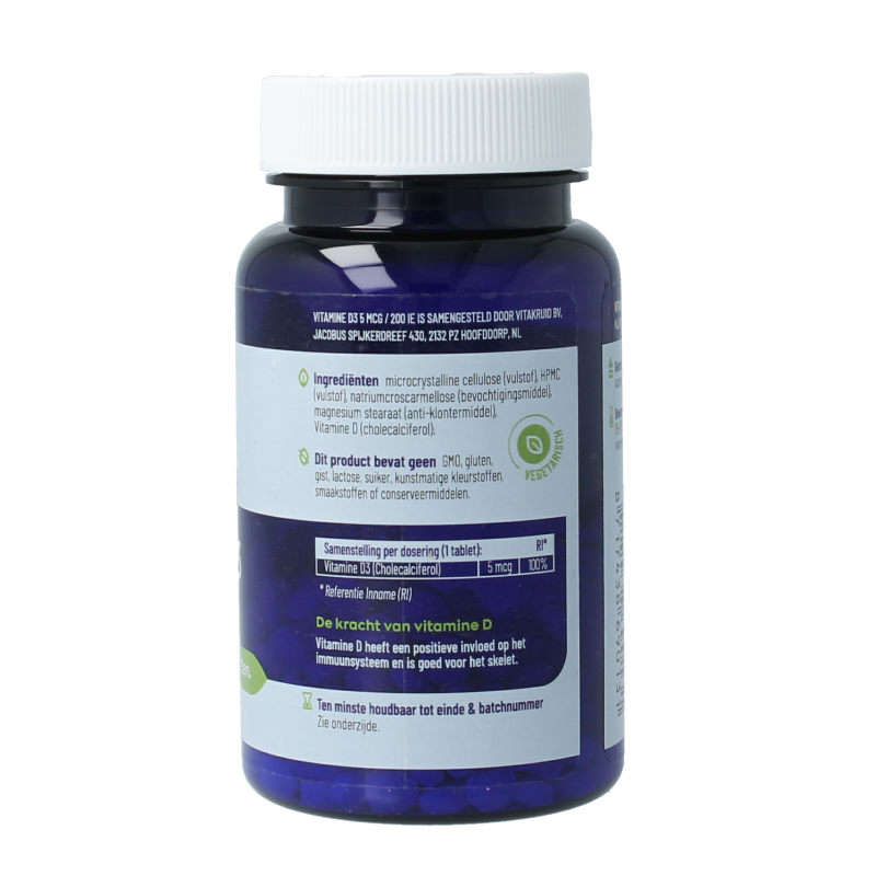 Vitakruid Vitamine D3 5 mcg / 200 IE 240 Tabletten