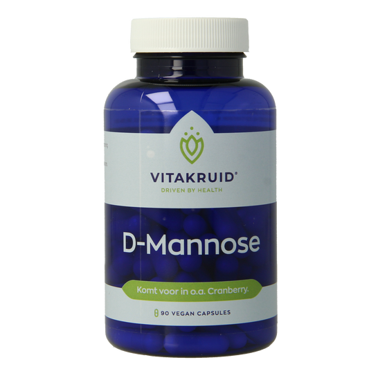 Vitakruid D-Mannose 500 gewonnen uit Cranberry 90.00 Vegetarische capsules