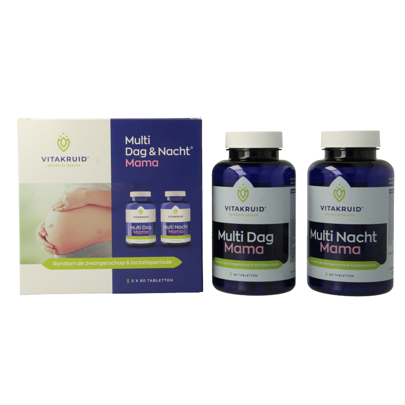 Vitakruid Multi dag & nacht mama 2 x 90 tabletten 180 Tabletten