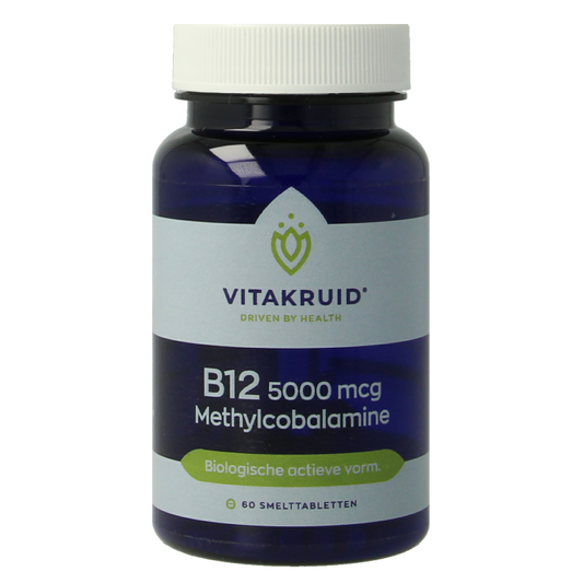 Vitakruid B12 5000 mcg methylcobalamine 60 Smelttabletten