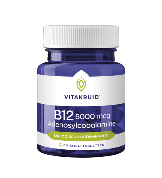 Vitakruid B12 5000 mcg adenosylcobalamine 60 Smelttabletten