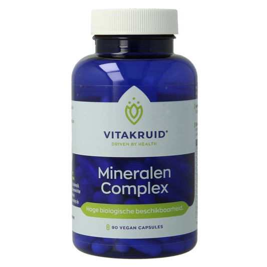 Vitakruid Mineralen Complex met 12 verschillende mineralen 90.00 Vegetarische capsules