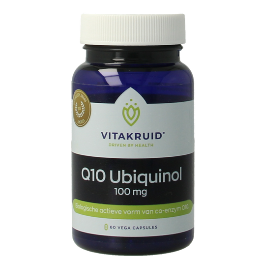 Vitakruid Q10 Ubiquinol 100mg 60 Vegetarische capsules