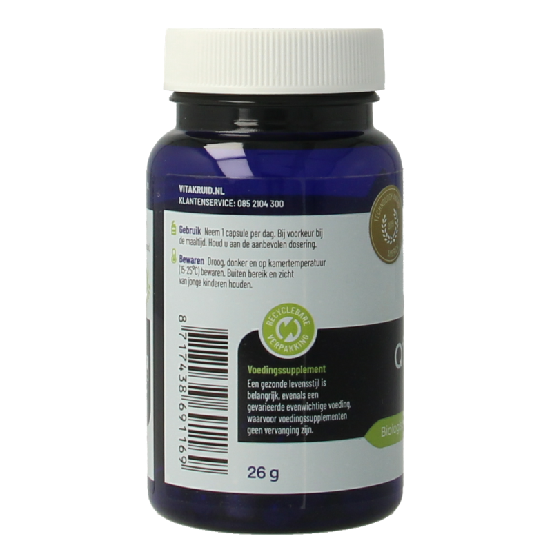 Vitakruid Q10 Ubiquinol 100mg 60 Vegetarische capsules