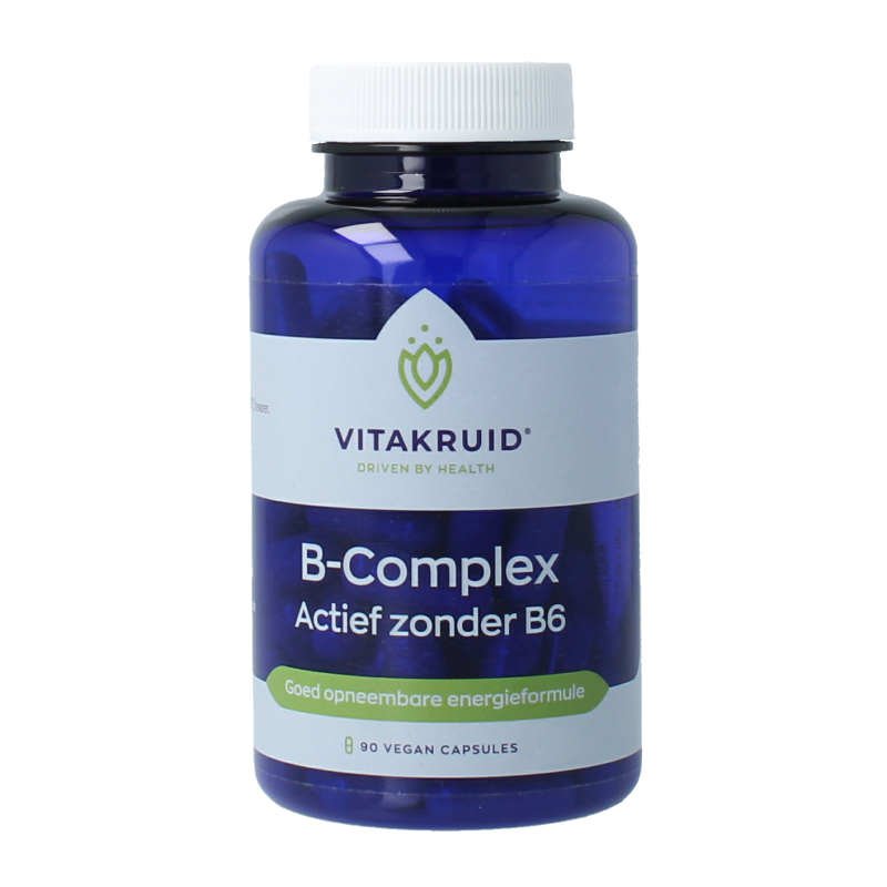 Vitakruid B-Complex actief zonder B6 90 Vegetarische capsules