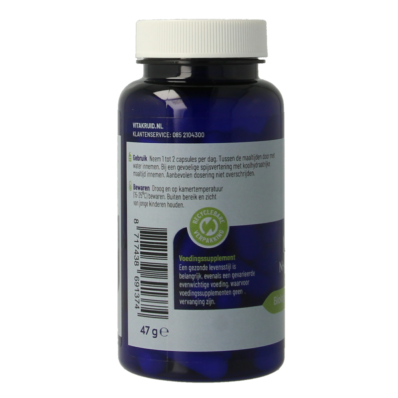 Vitakruid NAC 600mg N-Acetyl-L-Cysteine 60 Vegetarische capsules