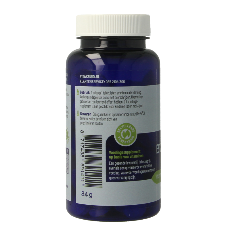 Vitakruid B12 Combi 6000 met folaat & P-5-P 120 Smelttabletten