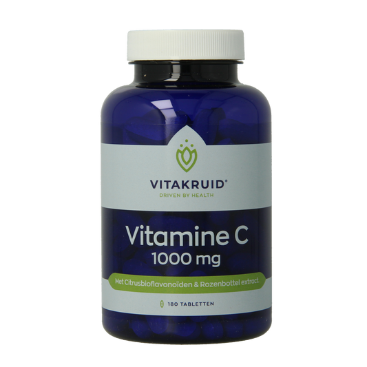 Vitakruid Vitamine C 1000 met Bioflavonoiden & Rozenbottel 180.00 Tabletten