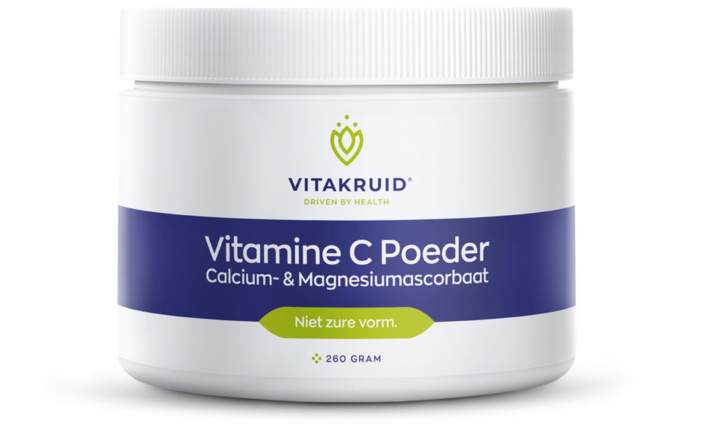 Vitakruid Vitamine C poeder calcium- & magnesiumascorbaat 260 Gram