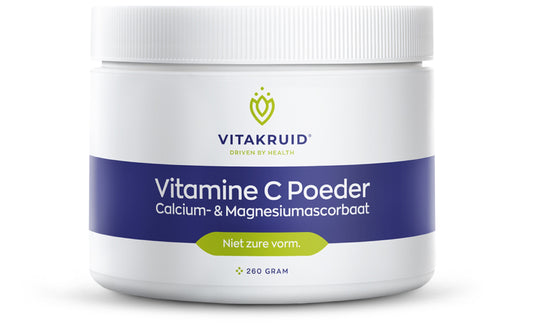Vitakruid Vitamine C poeder calcium- & magnesiumascorbaat 260.00 Gram