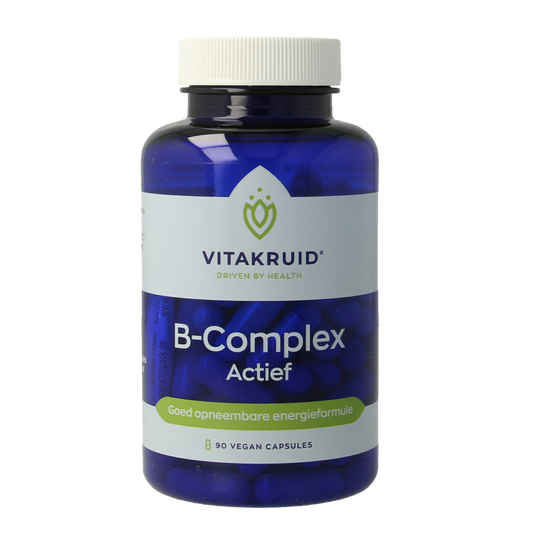 Vitakruid B-Complex Actief met L-Taurine 90.00 Vegetarische capsules