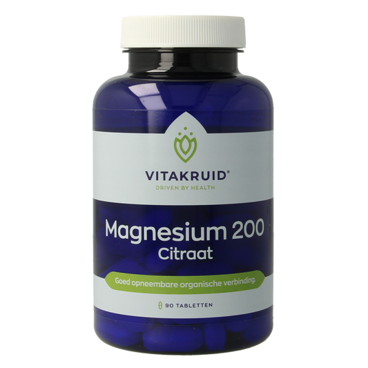 Vitakruid Magnesium 200 citraat 90 Tabletten