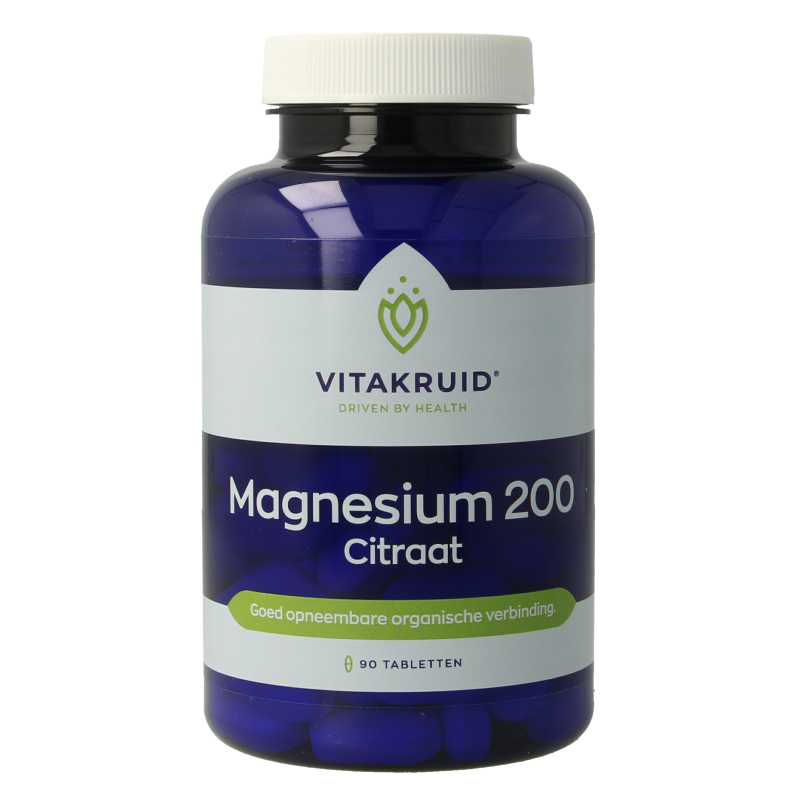 Vitakruid Magnesium 200 citraat 90 Tabletten