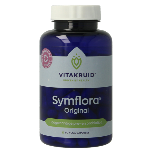 Vitakruid Symflora Original Pre- en Probiotica 8 stammen 90.00 Vegetarische capsules