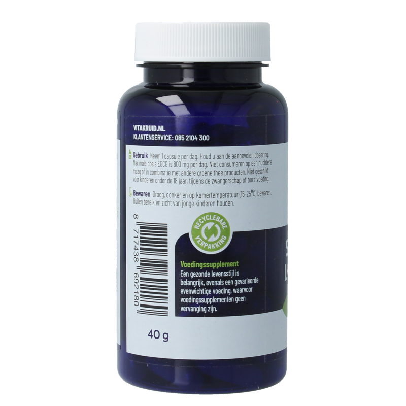 Vitakruid Saffraan 28mg (Affron) & L-Theanine 90 Vegetarische capsules