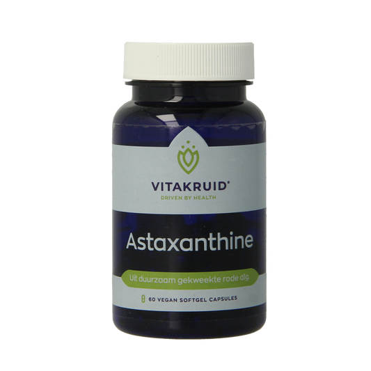 Vitakruid Astaxanthine Astapure 4mg duurzaam gekweekte alg 60.00 Vegetarische capsules