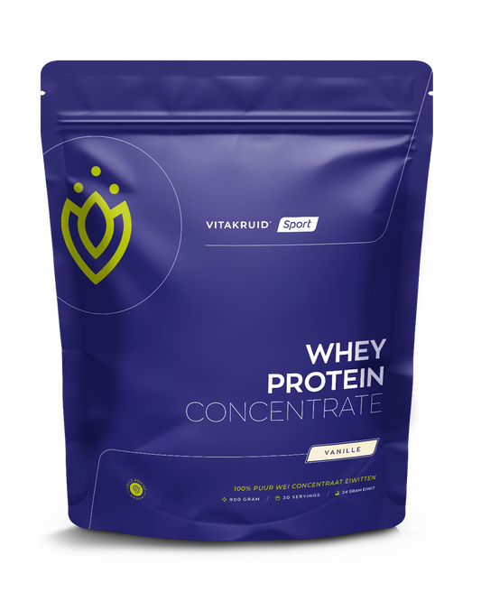Vitakruid Whey protein concentrate  vanille 900 Gram