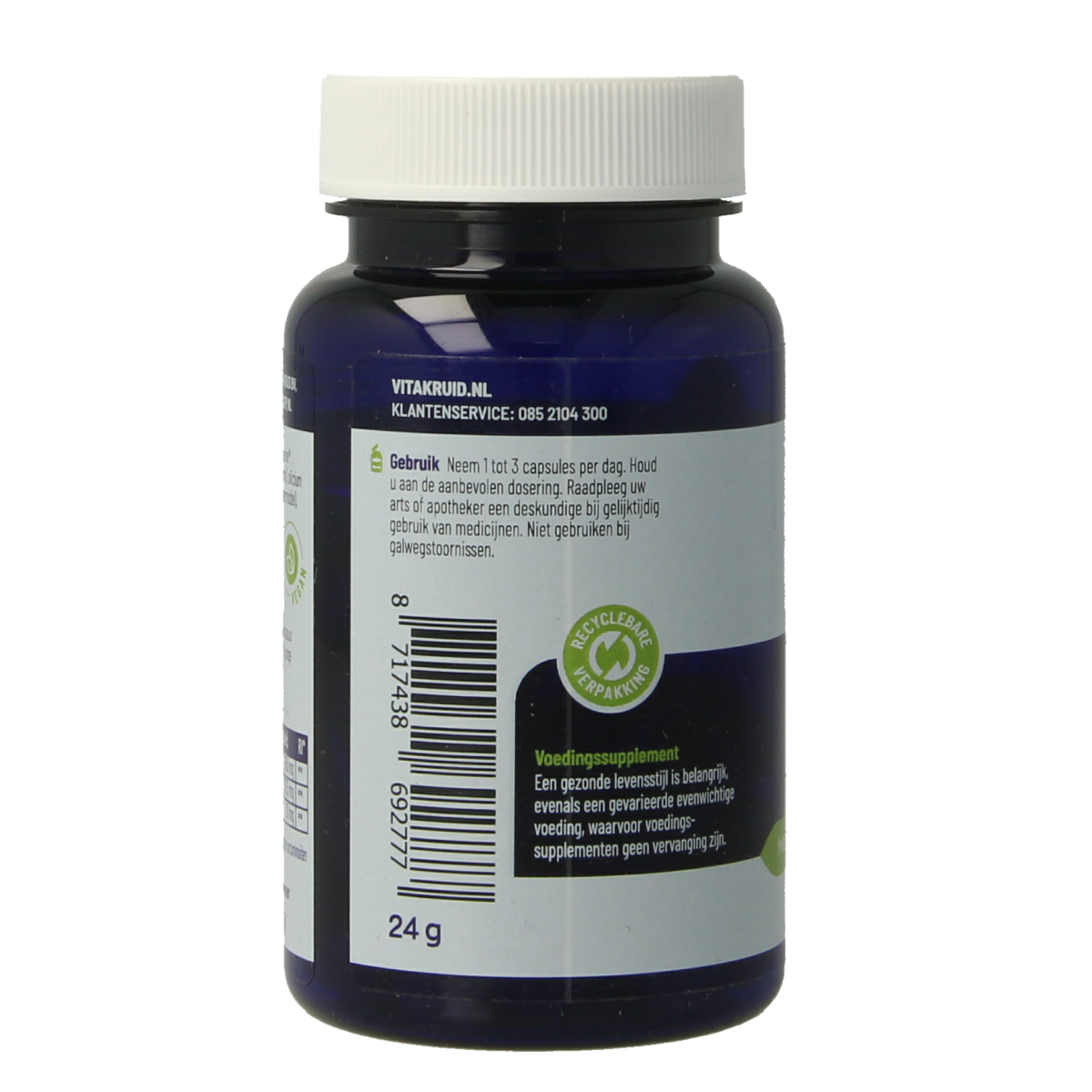 Vitakruid Curcuma C3-2X (95%  curcuminoiden) met Bioperine 30.00 Vegetarische capsules