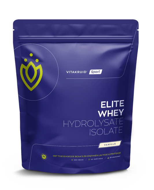Vitakruid Elite whey 50% hydrolysate/50% isolate vanille 990.00 Gram
