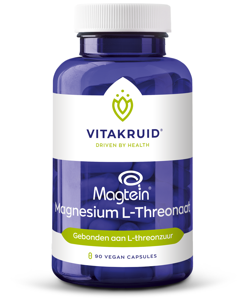Vitakruid Magnesium L-threonaat met gepatenteerd magtein 90 Vegetarische capsules