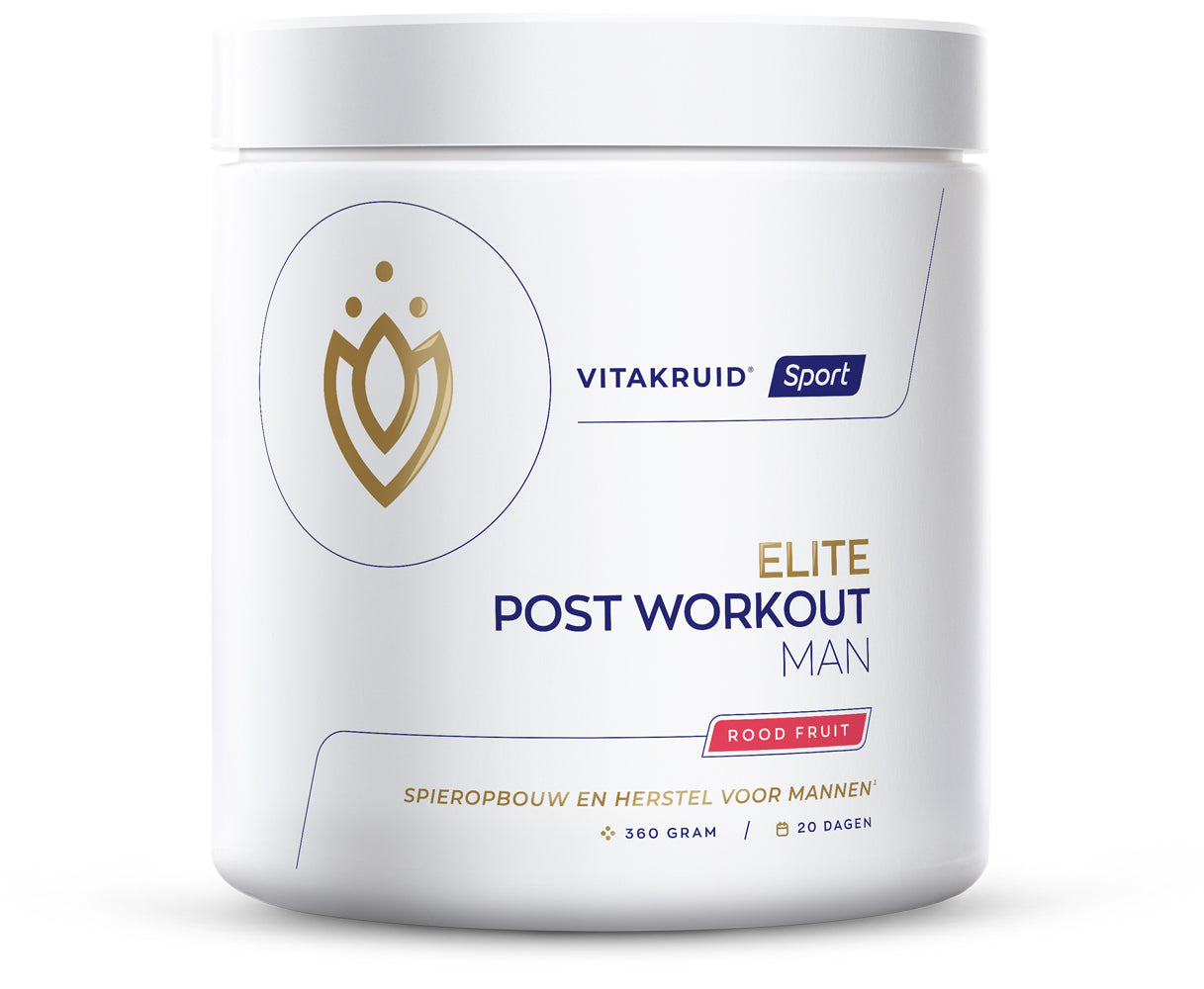 Vitakruid Elite post workout man BCAA 4:1:1 & elektrolyten 360.00 Gram