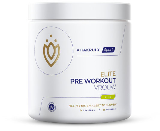 Vitakruid Elite pre workout vrouw 284.00 Gram
