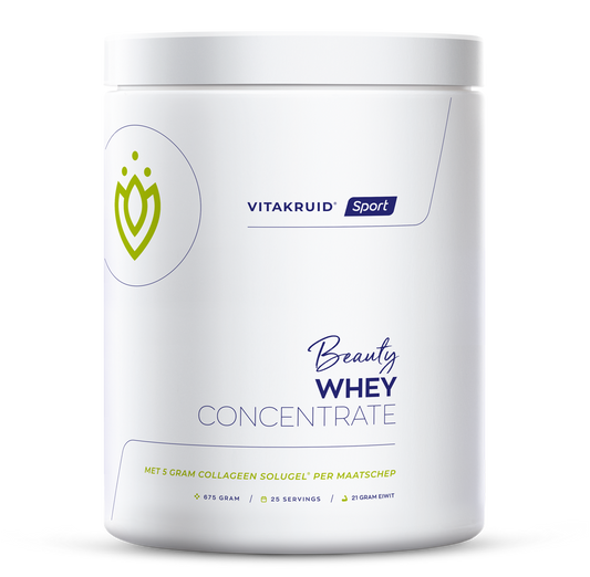 Vitakruid Beauty Whey protein met 5 gr Collageen Solugel 675 Gram