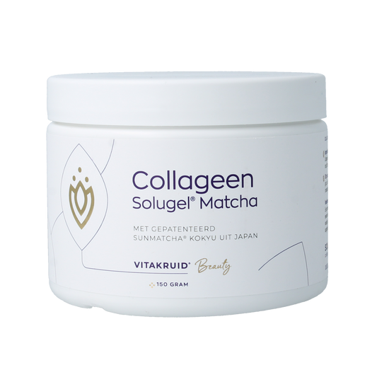 Vitakruid Matcha collageen met sunmatcha & solugel 150.00 Gram