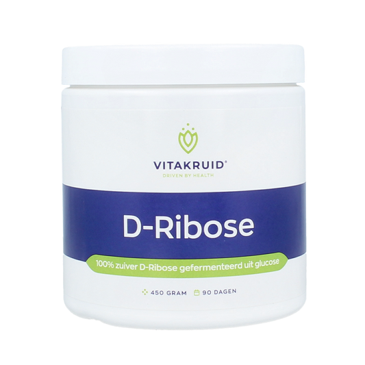 Vitakruid D-Ribose 100% puur gefermenteerd uit glucose 450.00 Gram