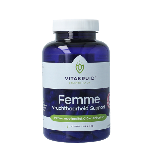 Vitakruid Femme vruchtbaarheid support 120.00 Vegetarische capsules