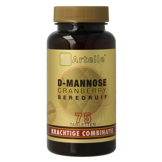 Artelle D-Mannose cranberry beredruif 75.00 Tabletten