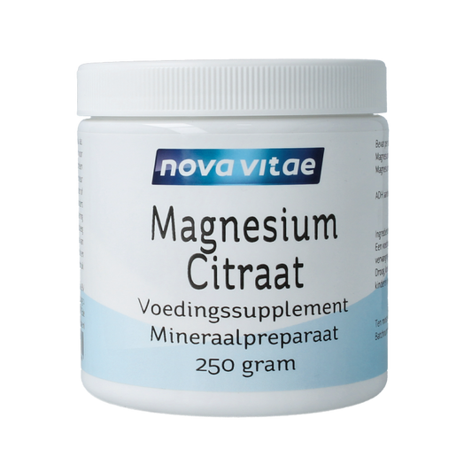 Nova Vitae Magnesium citraat poeder 250 Gram