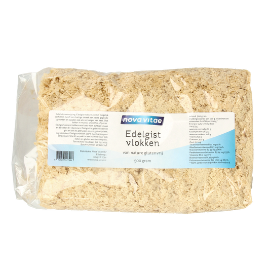 Nova Vitae Edelgistvlokken glutenvrij 500.00 Gram