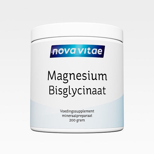 Nova Vitae Magnesium bisglycinaat poeder 200 Gram