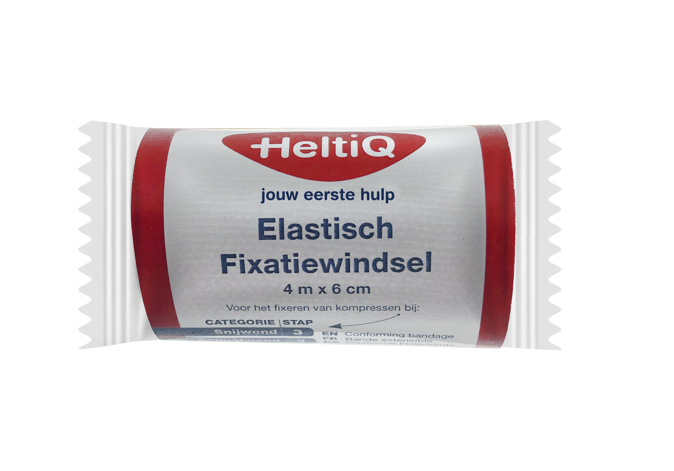 Heltiq Elastisch fixatiewindsel 4m x 6cm 1 Stuks