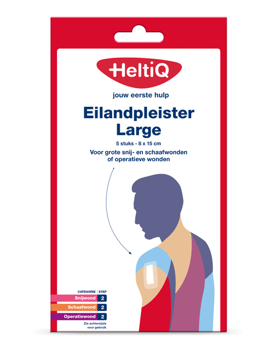 Heltiq Eilandpleisters 8 x 15cm 5.00 Stuks
