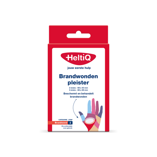 Heltiq brand wound dressings and tapes, 5-piece set, adhesive bandages for minor injuries and cuts.